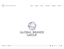 Tablet Screenshot of globalbrandsgroup.com
